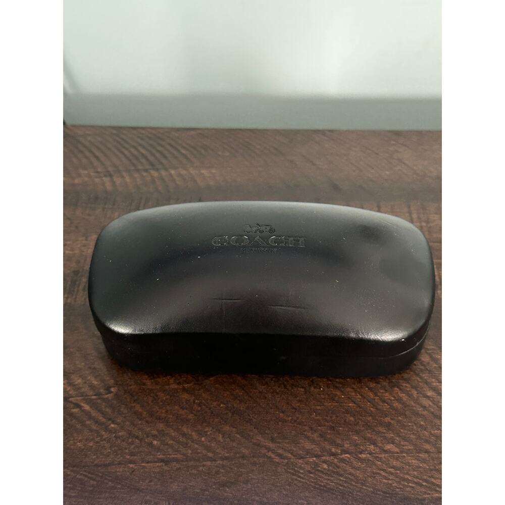 Coach Authentic Black Eyewear Sunglass Case w/ Cleaning Cloth